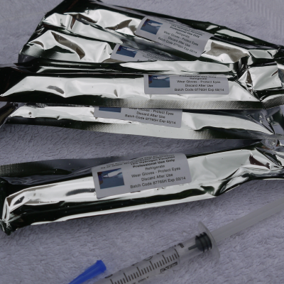2 Syringes 20% Peroxide Syringe 3ml -No Dam Required  New Formula